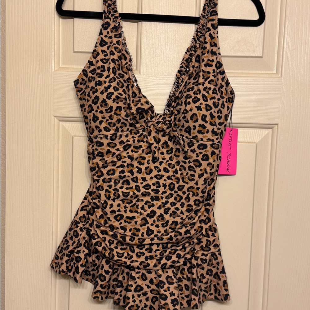 Betsey Johnson Women’s Leopard Print One Piece